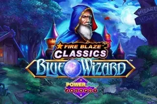 Demo play Playtech — Fire Blaze: Blue Wizard PowerPlay Jackpot